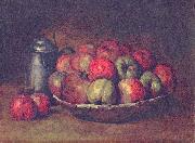 Gustave Courbet Still Life with Apples and a Pomegranate France oil painting artist